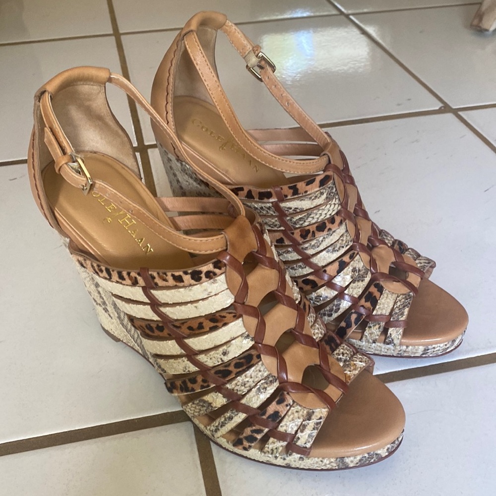 cole haan nike air wedge boots